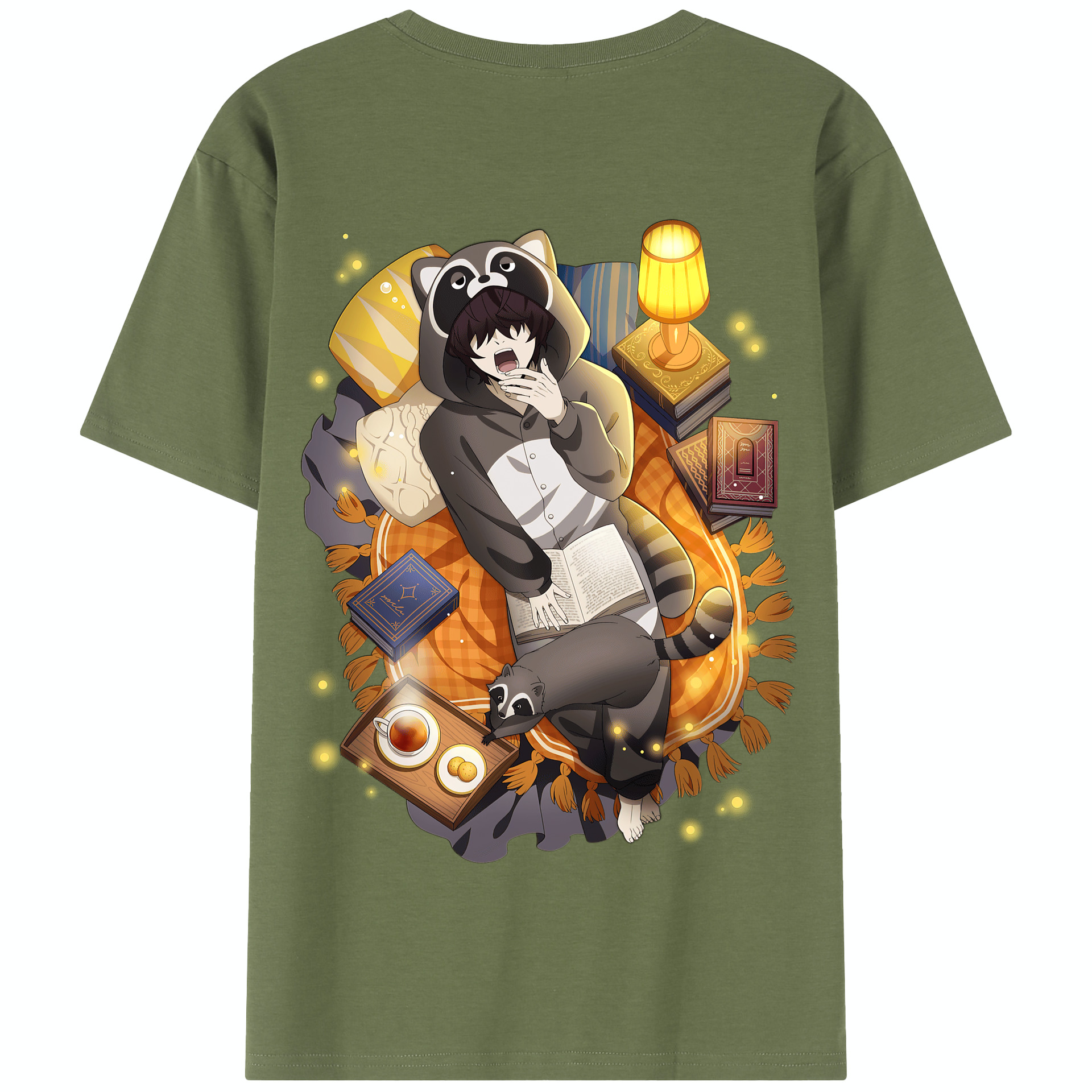 （画像用） 文豪ストレイドッグス Bungo Stray Dogs 綿100％半袖Tシャツ（背面プリント）